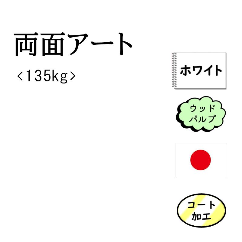 両面アート紙 <135kg>