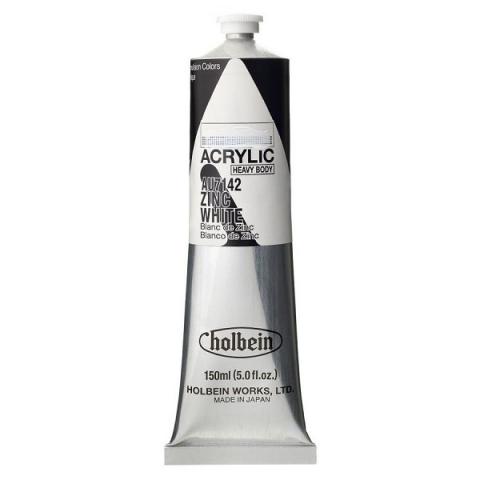 ホルベイン アクリリックカラー AU7142 ジンクホワイト 【150ml】