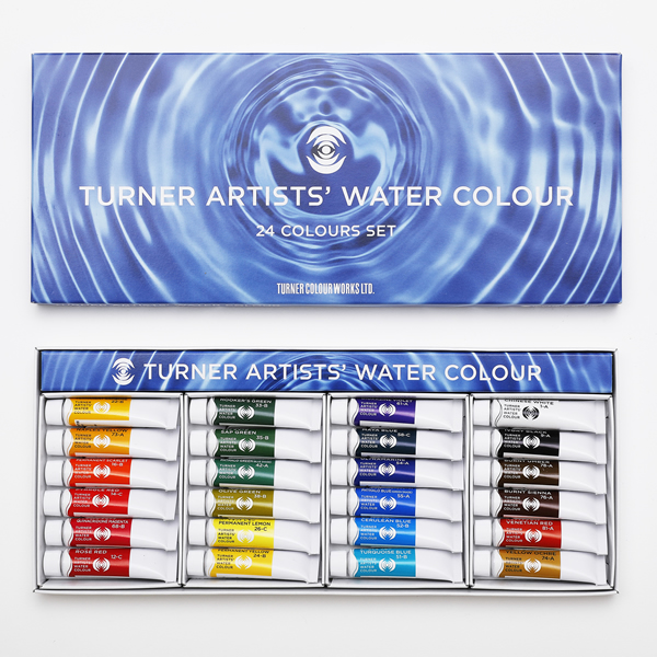 ターナー色彩 専門家用透明水彩絵具<5ml> 24色