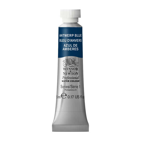 ウィンザー&ニュートン水彩絵具 010 アントワープブルー (5ml)