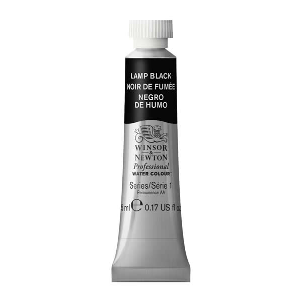 ウィンザー&ニュートン水彩絵具 337 ランプブラック (5ml)