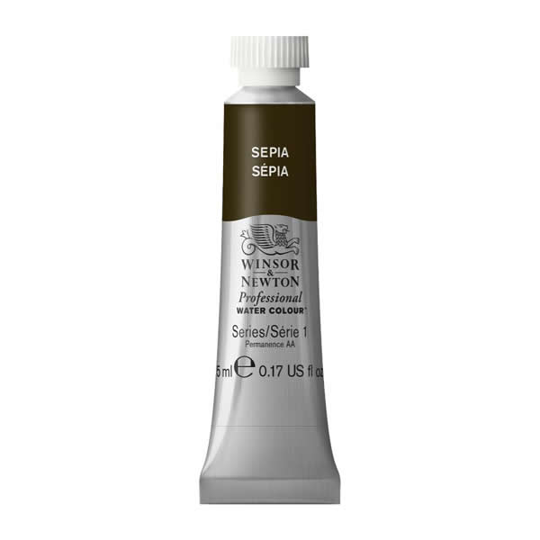 ウィンザー&ニュートン水彩絵具 609 セピア (5ml)