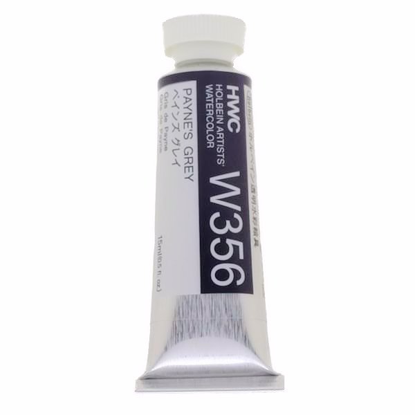 ホルベイン透明水彩絵具 W356 ペインズグレイ (5号)