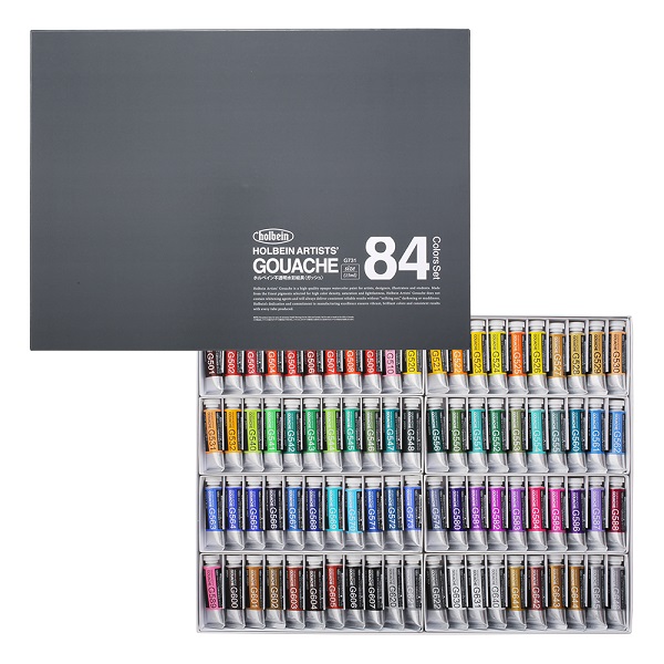 ホルベイン アーチストガッシュ G731 84色セット (5号)