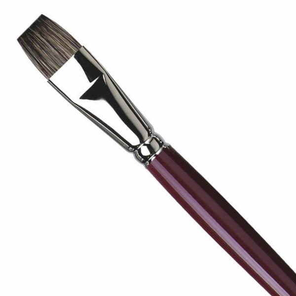 【輸入品】 ダヴィンチ油彩筆 ブラックセーブル 1840 (フラット)