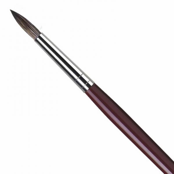 【輸入品】 ダヴィンチ油彩筆 ブラックセーブル 1640 (ラウンド)
