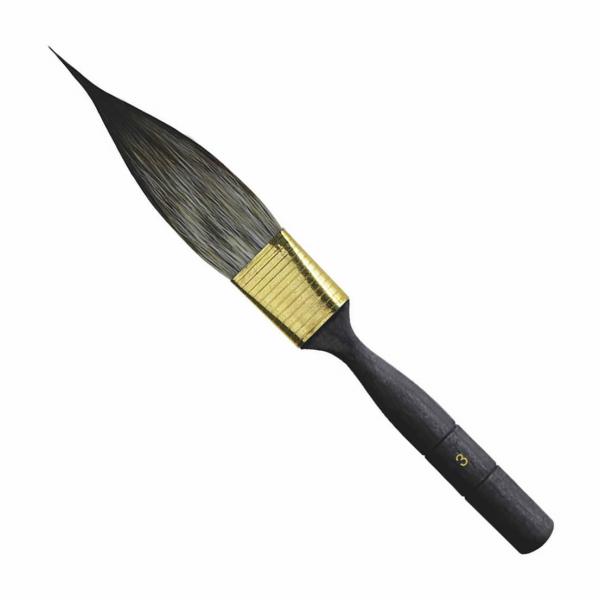 【輸入品】 ダヴィンチ水彩筆 ナイロン 704 ダガー No.3