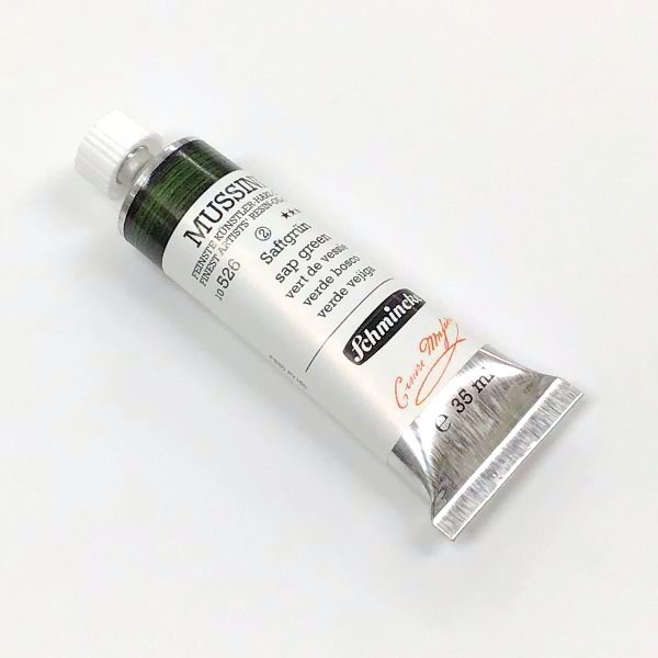 ムッシーニ油絵具 526 サップグリーン (9号・35ml)