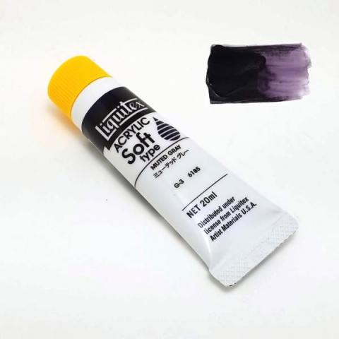 リキテックス ソフト 185 ミューテッドグレー (6号,20ml)