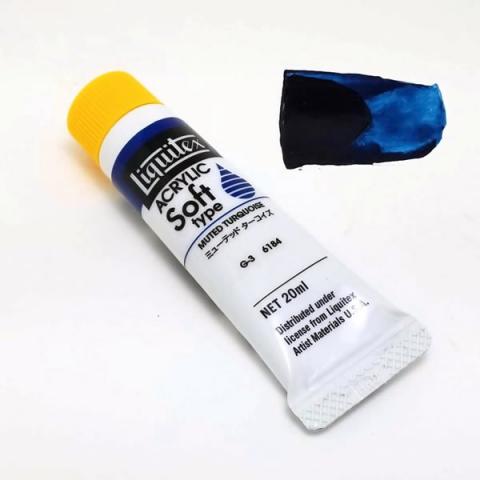 リキテックス ソフト 184 ミューテッドターコイズ (6号,20ml)