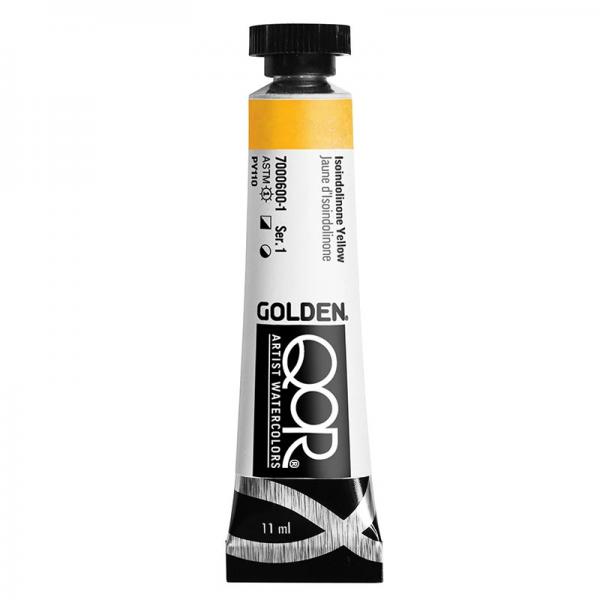 QoR コア透明水彩絵具11ml 600 イソインドリノン イエロー