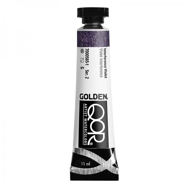 QoR コア透明水彩絵具11ml 565 インタフェレンス バイオレット