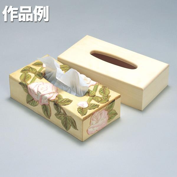 白木のティッシュボックス