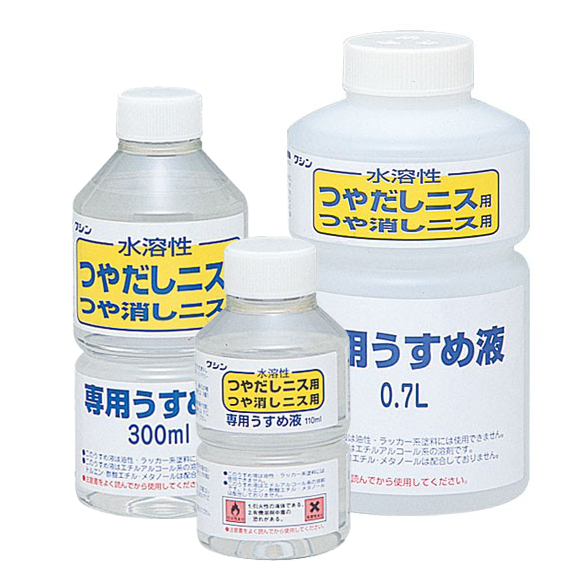 ワシン 水溶性つやだし・つや消しニス専用うすめ液
