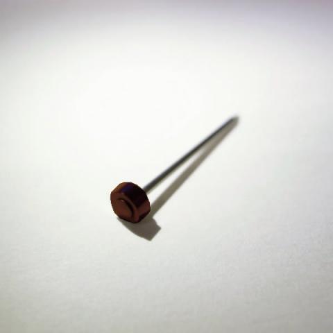 鉄Xフック用 針 茶色メッキ 【箱売】