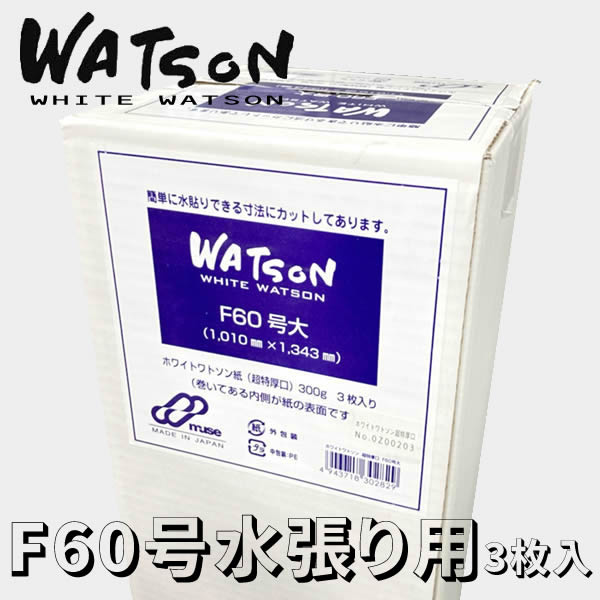 ホワイトワトソン 超特厚口 <300g> 3枚入りボックス 【F60号大】
