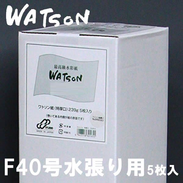 ワトソン 特厚口 <239g> 5枚入りボックス 【F40号大】