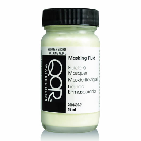 QoR コア透明水彩メディウム(1600)　マスキングフルイド59ml