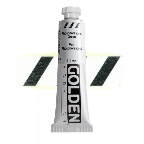 GOLDEN アクリリックヘビーボディ 59ml 4900 フォスフォレセントグリーン