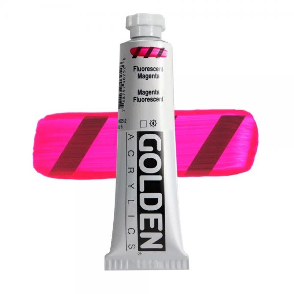GOLDEN アクリリックヘビーボディ 59ml 4625 フルーレセントマゼンタ