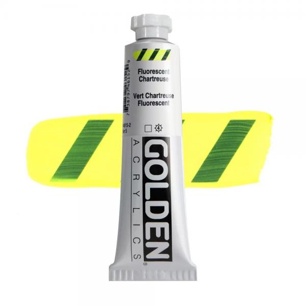 GOLDEN アクリリックヘビーボディ 59ml 4615 フルーレセントシャルトリューズ