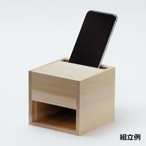 木製スマートフォンスピーカー