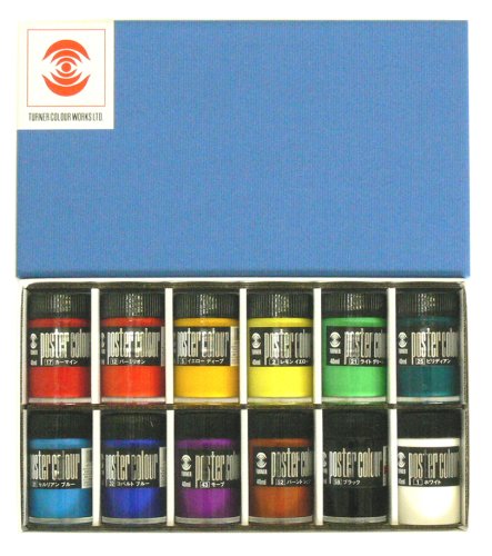 ターナーポスターカラー 12色セット (40ml)