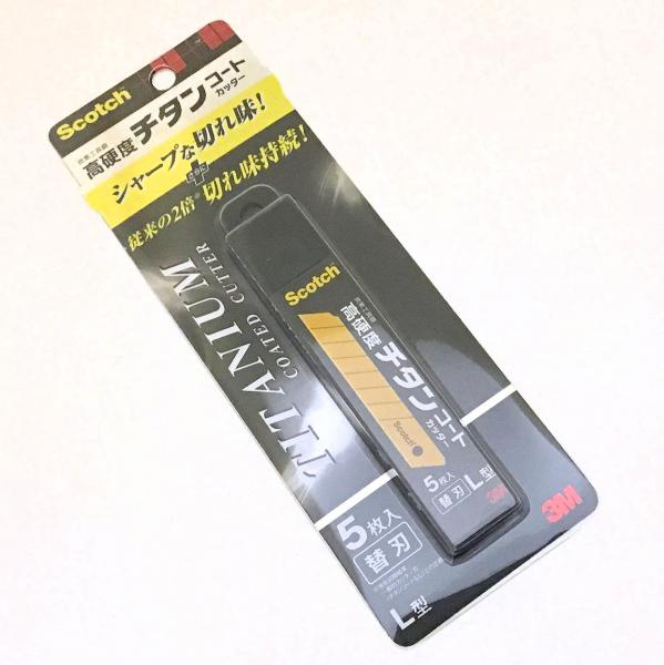 Scotch チタンコートカッターL型　替刃 5枚入