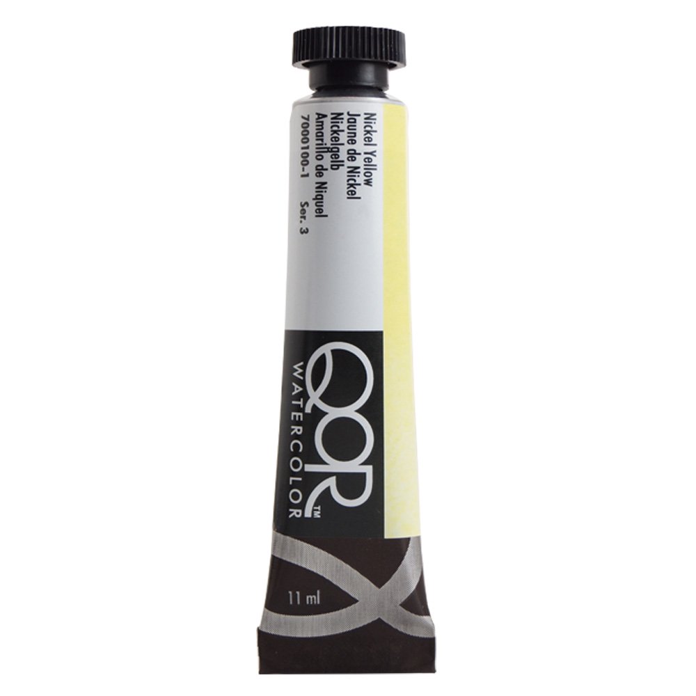 QoR コア透明水彩絵具11ml 100 ニッケルイエロー