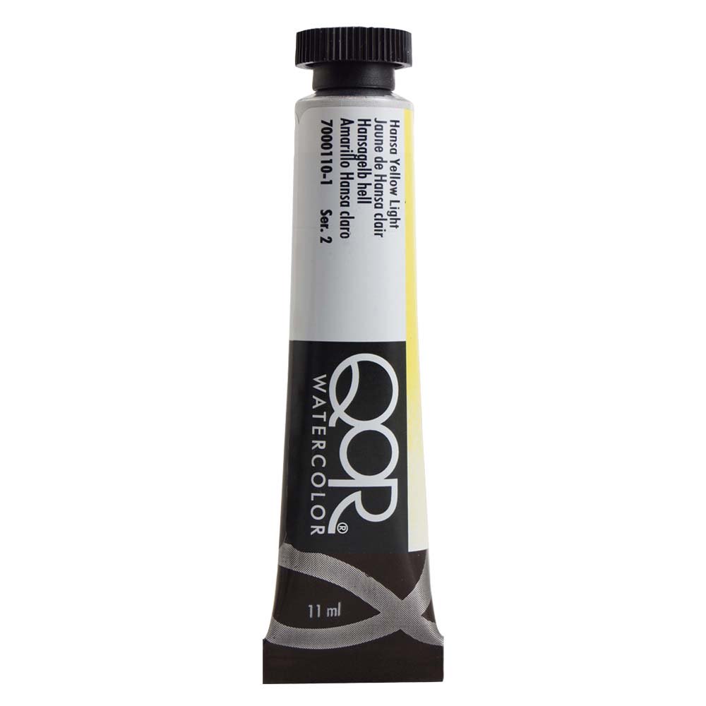 QoR コア透明水彩絵具11ml 110 ハンザイエローライト