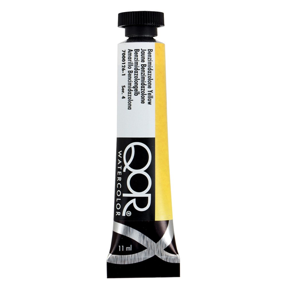 QoR コア透明水彩絵具11ml 126 ベンズイミダゾロンイエロー