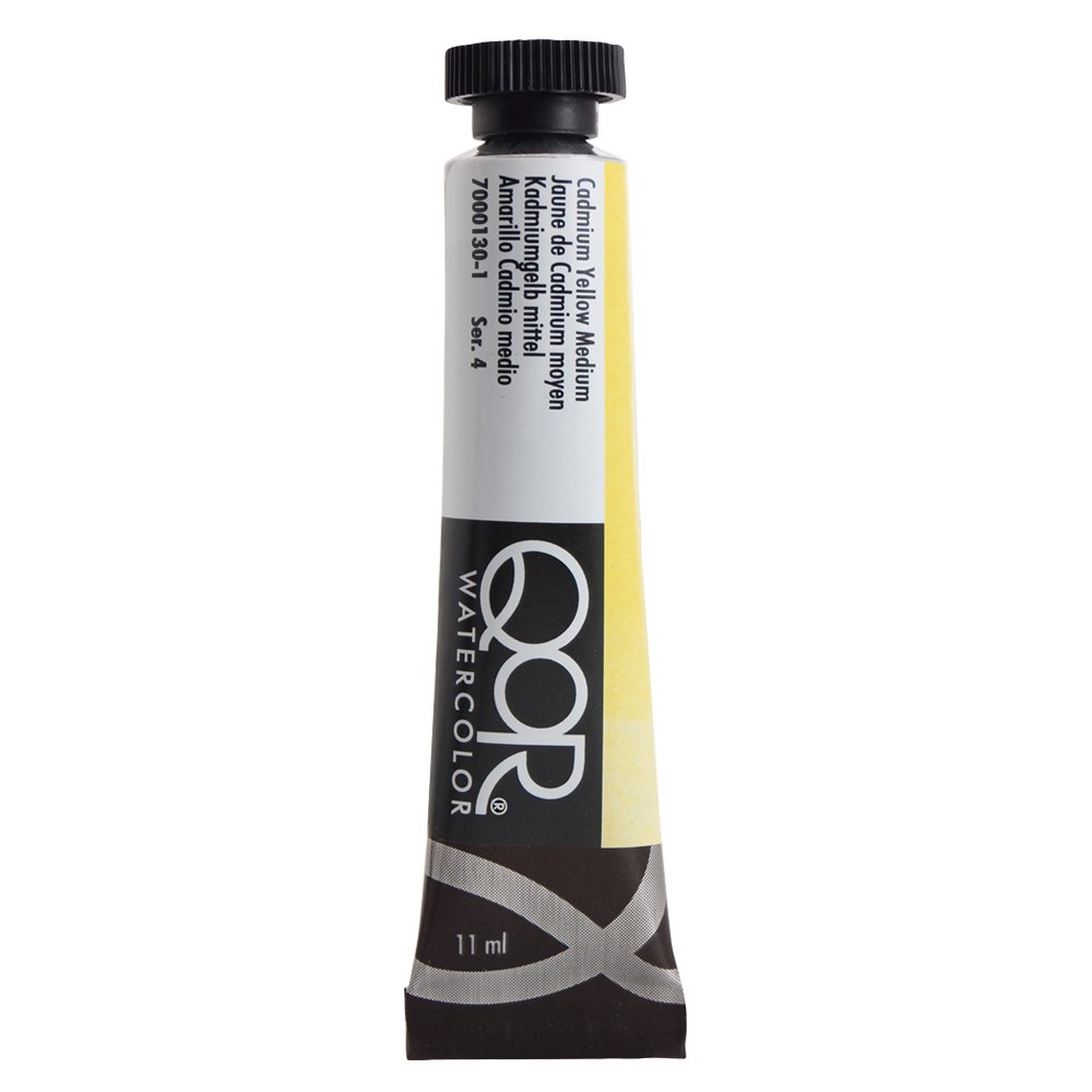 QoR コア透明水彩絵具11ml 130 カドミウムイエローミディアム