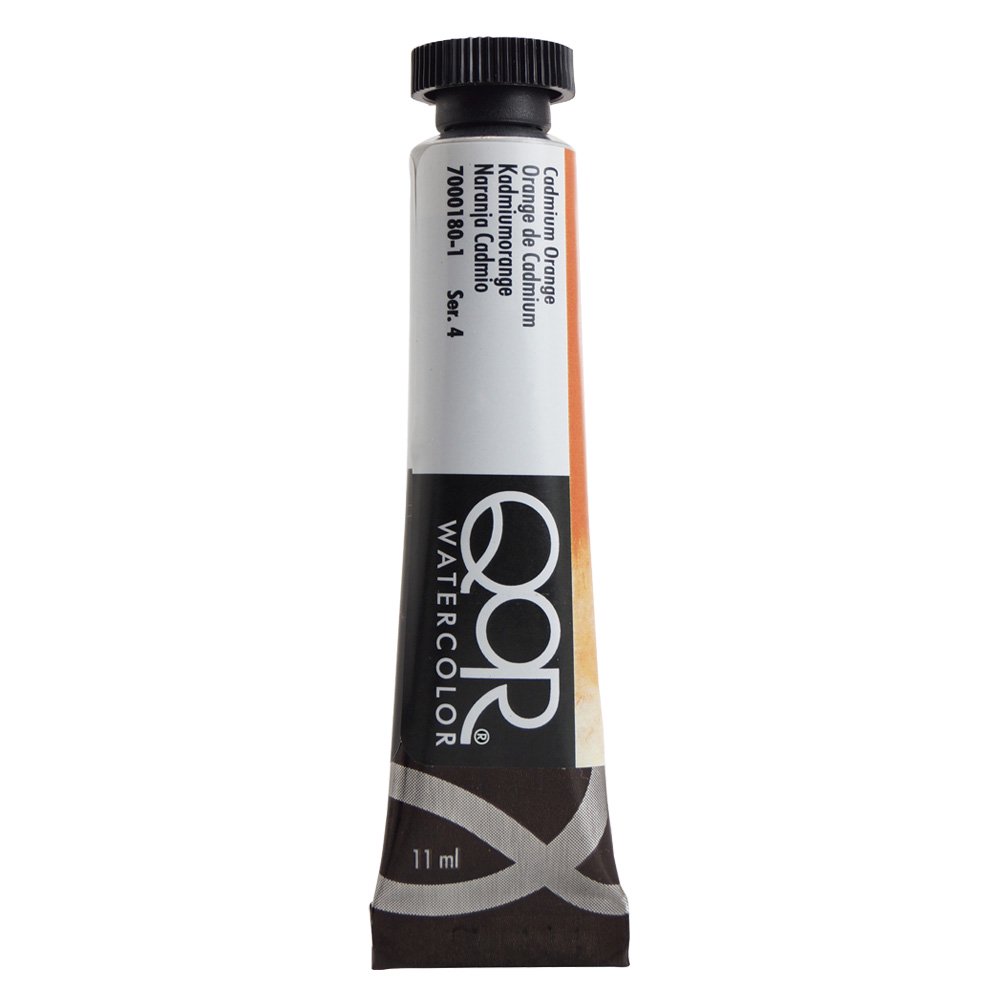 QoR コア透明水彩絵具11ml 180 カドミウムオレンジ