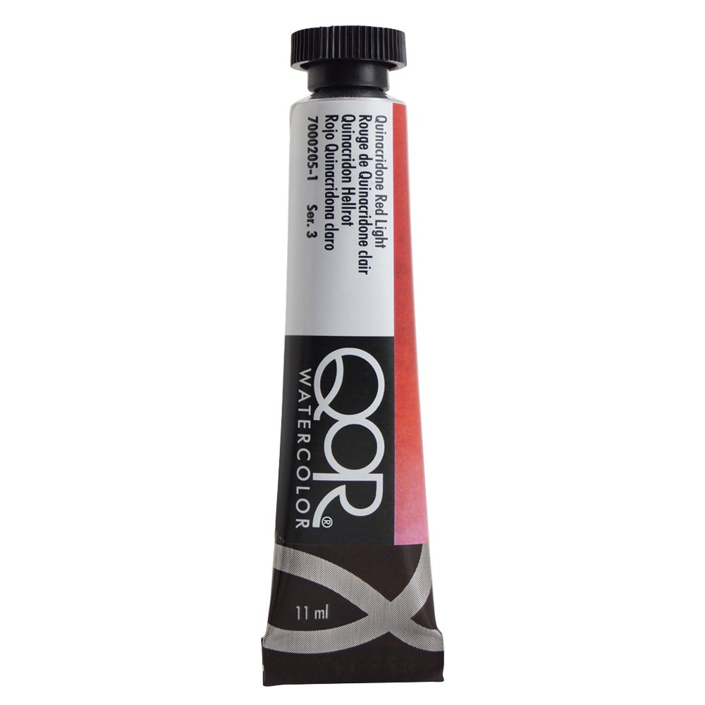 QoR コア透明水彩絵具11ml 205 キナクリドンレッドライト