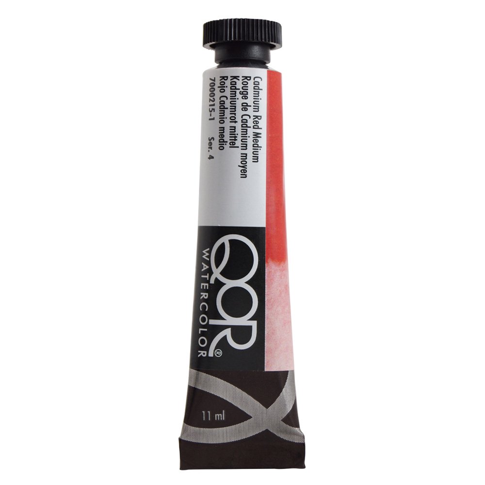 QoR コア透明水彩絵具11ml 215 カドミウムレッドミディアム