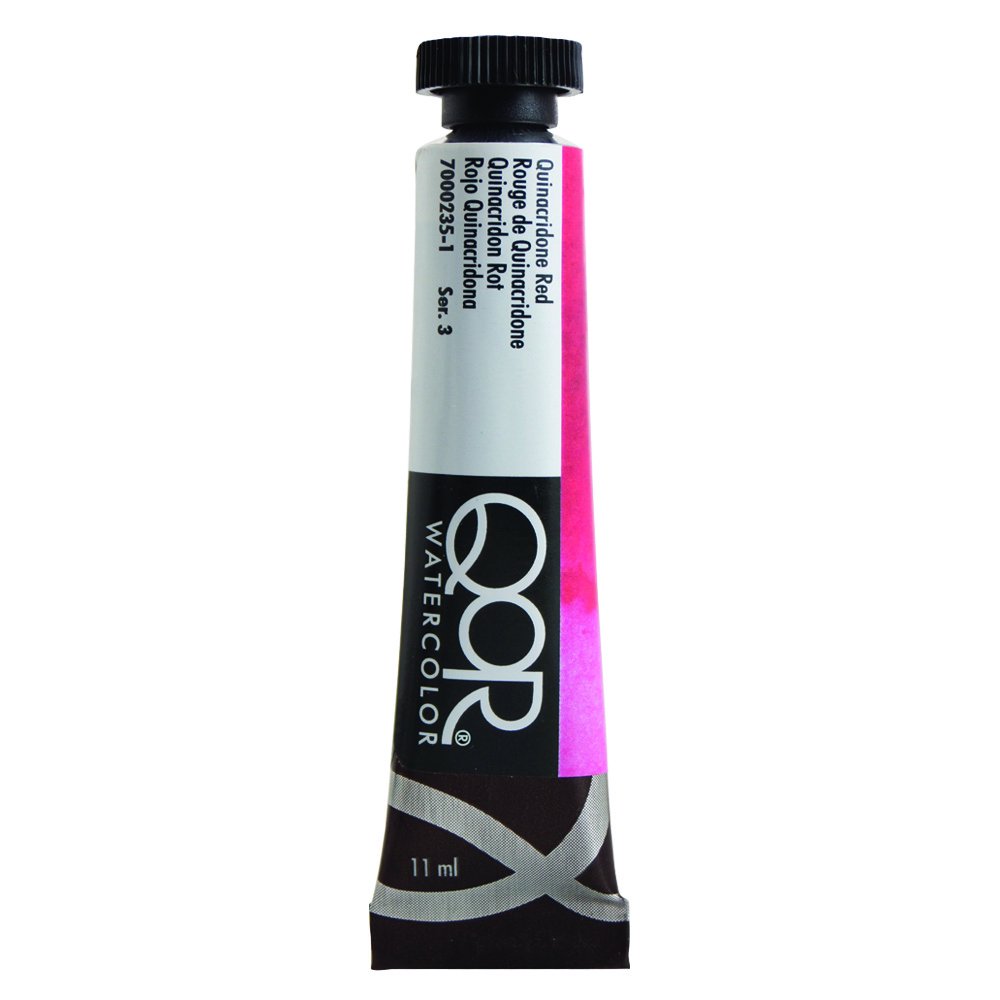 QoR コア透明水彩絵具11ml 235 キナクリドンレッド
