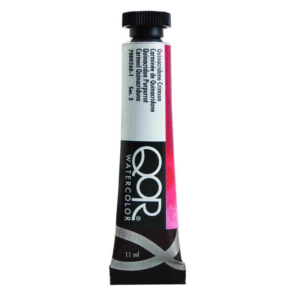 QoR コア透明水彩絵具11ml 260 キナクリドンクリムソン