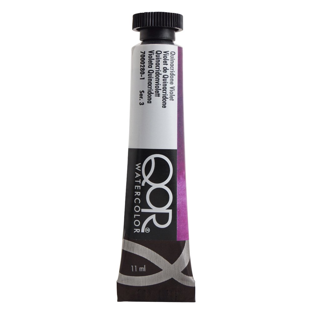QoR コア透明水彩絵具11ml 280 キナクリドンバイオレット
