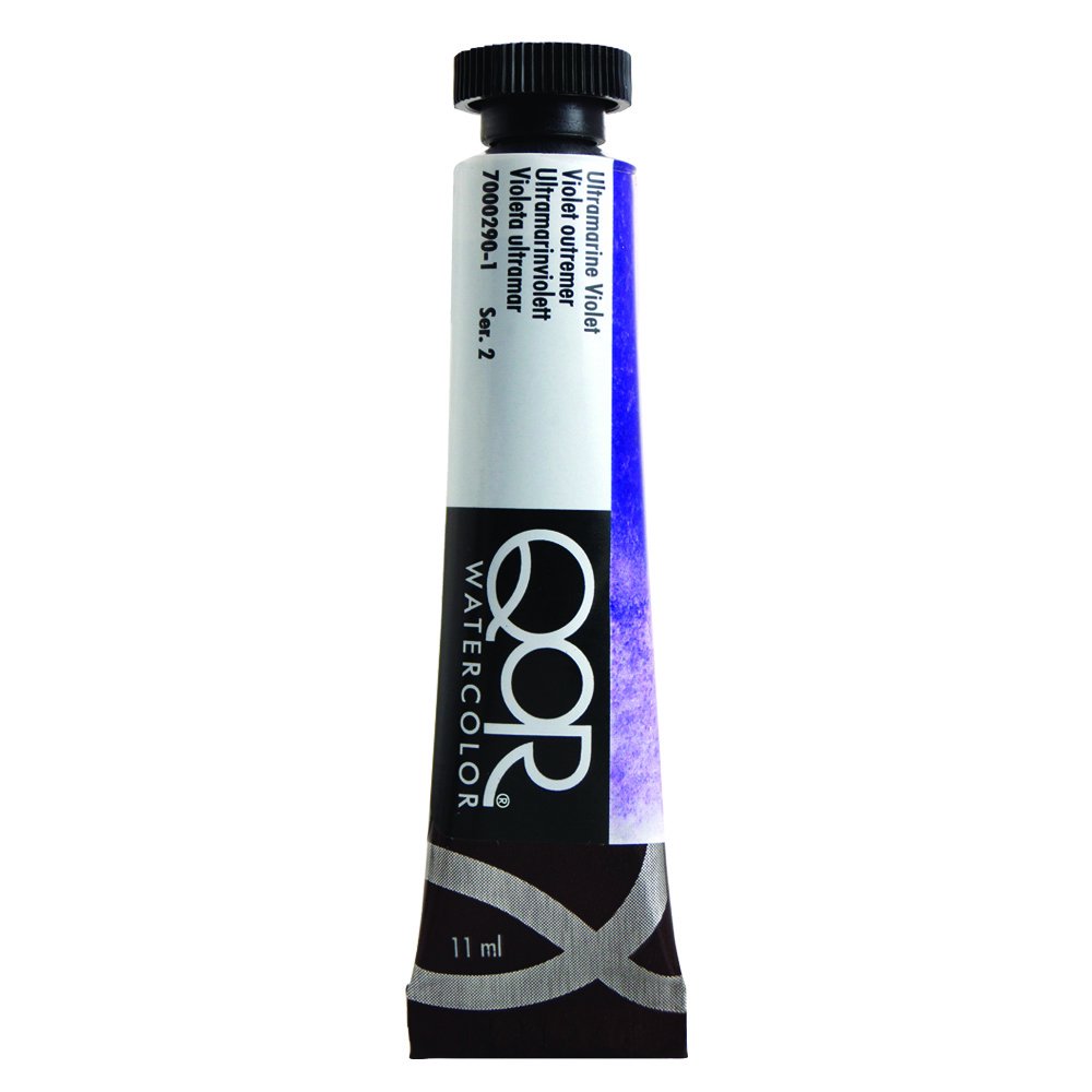 QoR コア透明水彩絵具11ml 290 ウルトラマリンバイオレット
