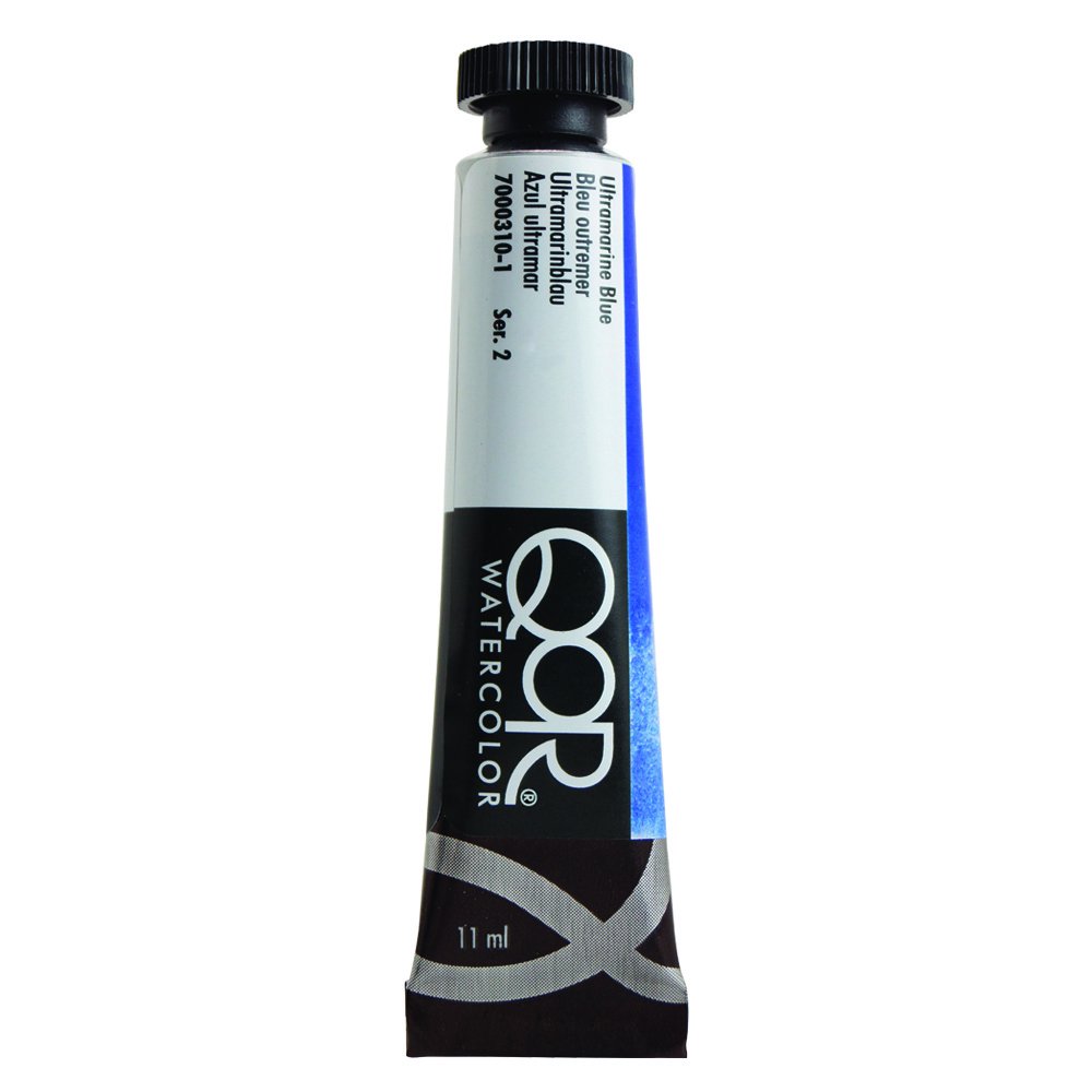 QoR コア透明水彩絵具11ml 310 ウルトラマリンブルー