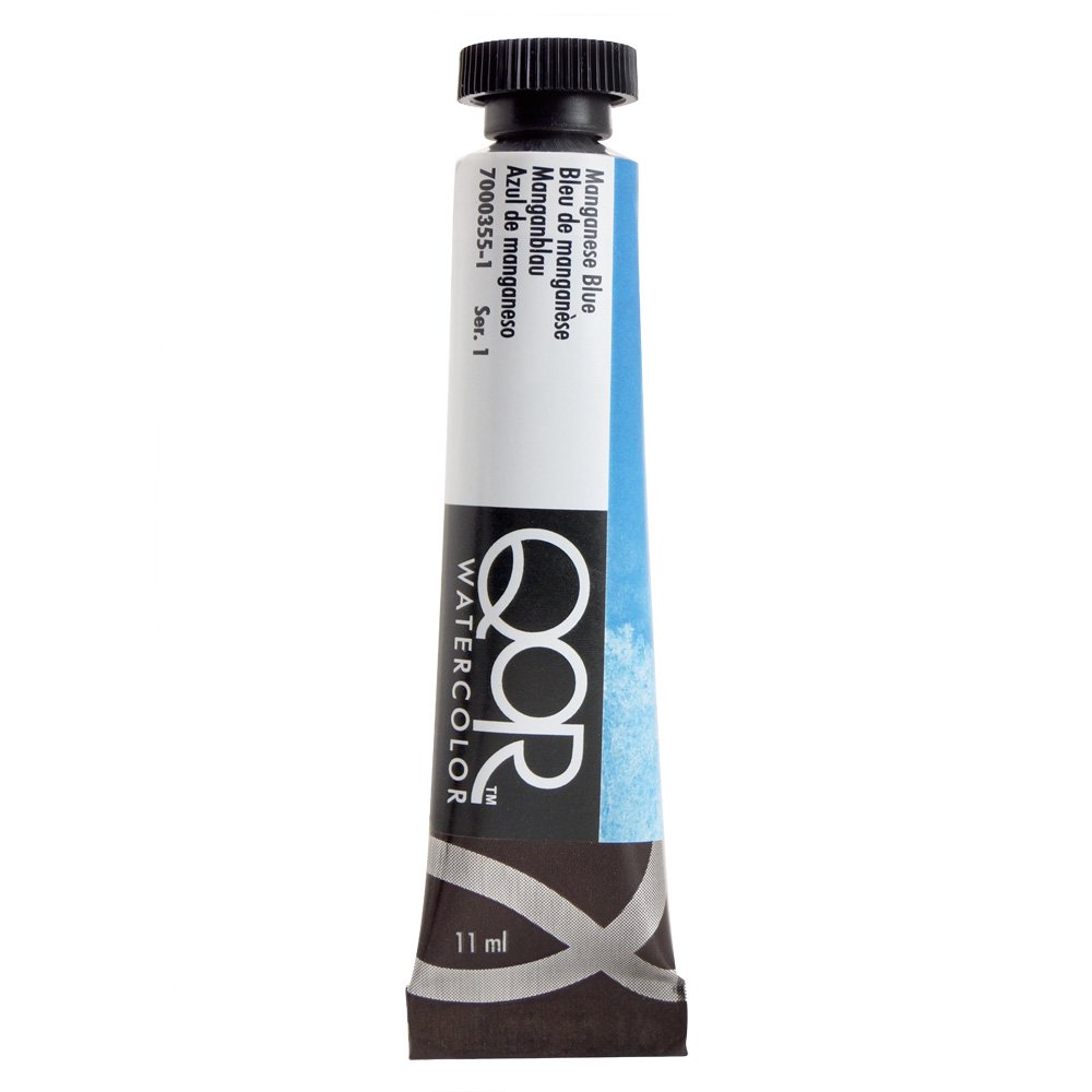 QoR コア透明水彩絵具11ml 355 マンガニーズブルー