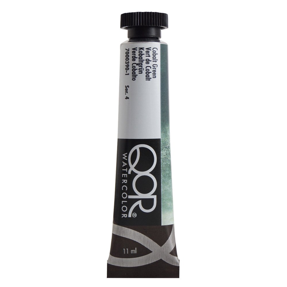QoR コア透明水彩絵具11ml 390 コバルトグリーン