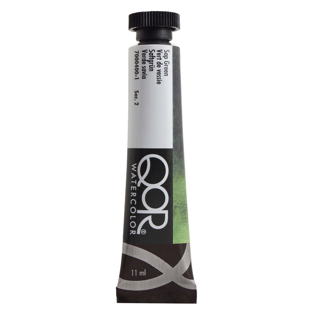 QoR コア透明水彩絵具11ml 400 サップグリーン