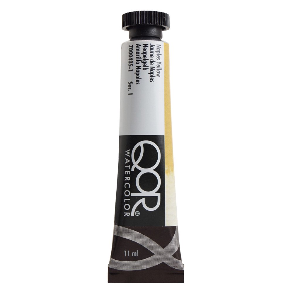 QoR コア透明水彩絵具11ml 435 ネイプルスイエロー