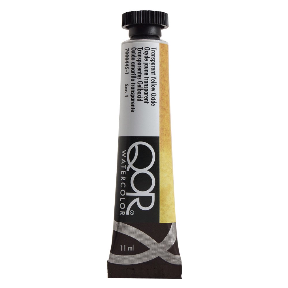 QoR コア透明水彩絵具11ml 445 トランスペアレントイエローオキサイド