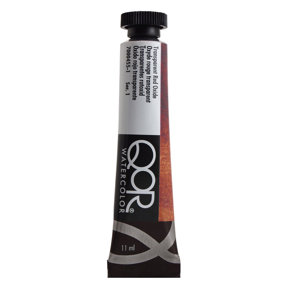 QoR コア透明水彩絵具11ml 455 トランスペアレントレッドオキサイド