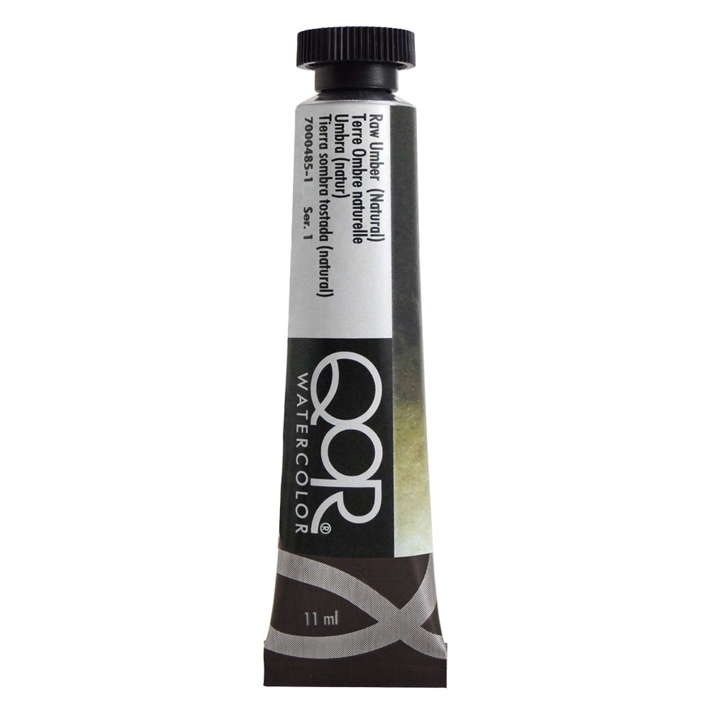 QoR コア透明水彩絵具11ml 485 ローアンバー(ナチュラル)