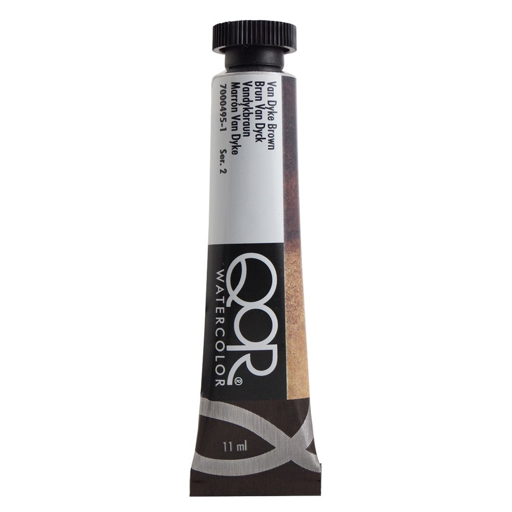 QoR コア透明水彩絵具11ml 495 バンダイキブラウン