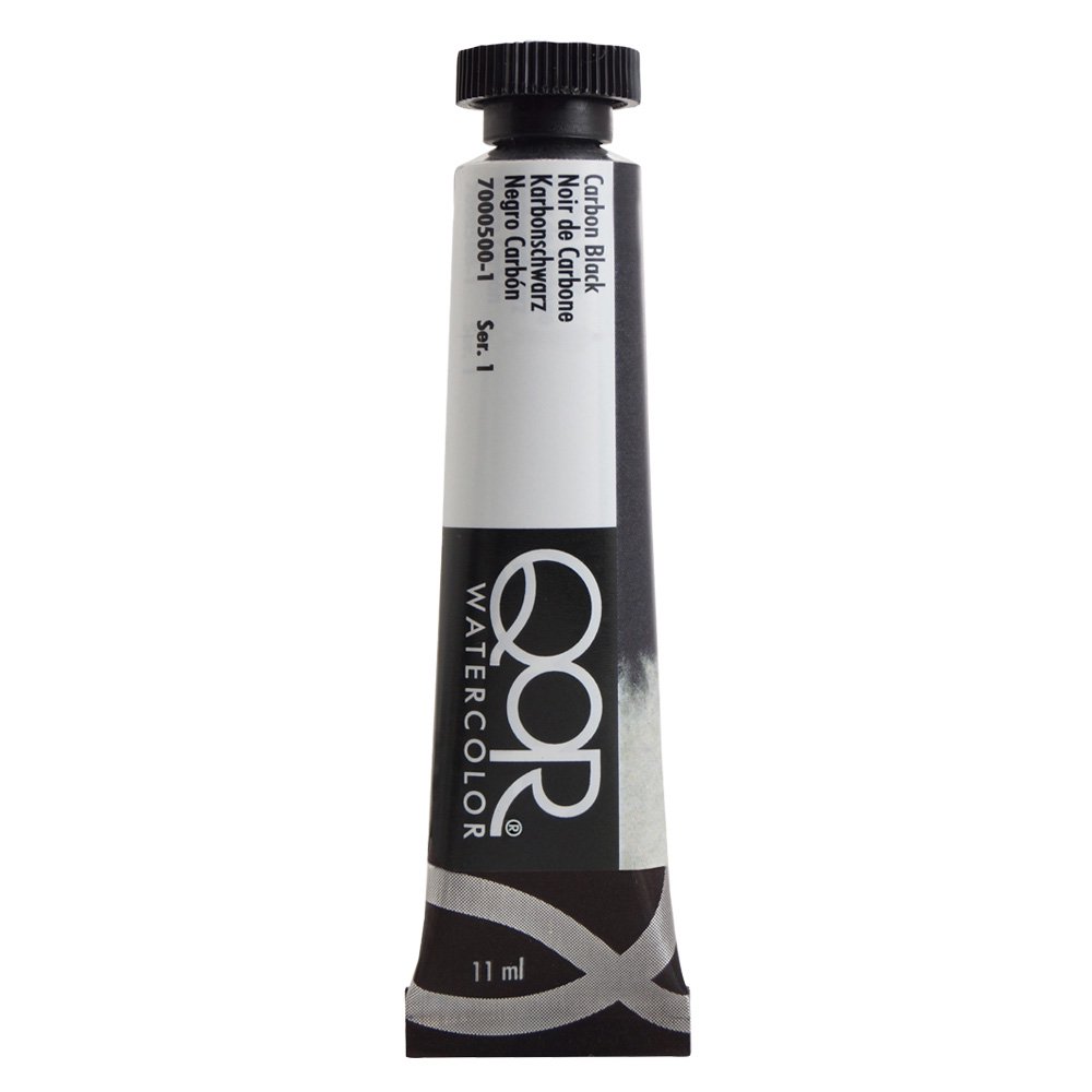 QoR コア透明水彩絵具11ml 500 カーボンブラック