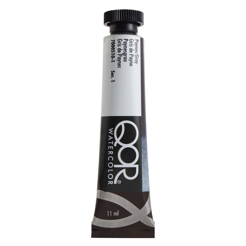 QoR コア透明水彩絵具11ml 510 ペインズグレイ